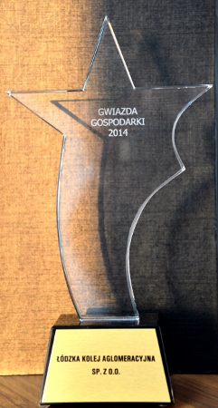 Statuetka Gwiazda Gospodarki 2014